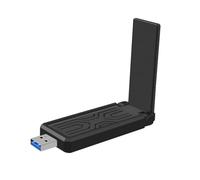 Koolenry Wireless Network Card Wifi 6 USB Dual Band 1800Mbps 2.4GHZ with Antenna USB3.0 Adapter for Laptop Desktop Computer