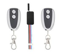 Koolenry Wireless Remote Switch DC 12V Mini Remote Control Switch,DC 5v/12v/24v/30v 5A Relay,for Light Strips,Electric Door Locks