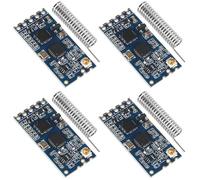 Koolenry Wireless Serial Port Module 433Mhz -12 SI4463 1000m Replacement Bluetooth 4PCS