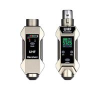 Koolenry Wireless UHF Microphone Converter Wired to Wireless Receiver Transmitter System 6.35mm 0V 5V 48V 48KHz Capacitor Dynamic