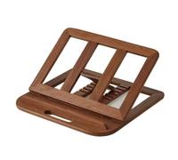 Koolenry Wooden Adjustable Desktop Computer Stand Laptop Cooling Rack Folding Stand Student Reading Rack