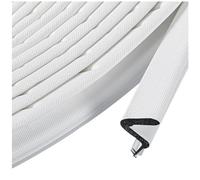 Koolenry Wrap-Around Slot Door andWindow Strips Wear- High-Density Sealing Strip forSecurity Doors forWardrobes White