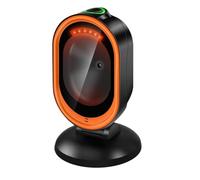 Koolenry X30 1D QR 2D Barcode Scanner, X30 1D QR 2D Bar Code Scanner Automatic Desktop Bar Code Scanner Reader for Computers, PC, Laptop & Universal POS System