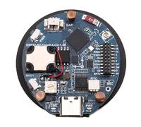 Koolenry XiaoZhi AI Voice Chat ESP32 S3 Development Board 1.46 Inch Round LCD QMI8658/SD MP3 Audio/Battery Port LVGL With-Cover-Panel