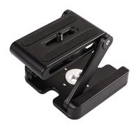 Koolenry Z-Bracket with Quick Release Plate QR Plate for Camera Tripod Z-Type Folding Head Base