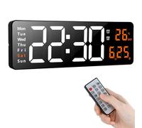 Koolertron Digital Wall Clock 16.2" LED Display with Remote Control