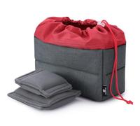 Koolertron Padded DSLR Camera Insert Shockproof Camera Bag Insert Camera Partition Protective Bag Compatible with Sony Nikon DSLR Shot Or Flash Light