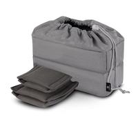 Koolertron Padded DSLR Camera Insert Shockproof Camera Bag Insert Camera Partition Protective Bag Compatible with Shot or Flash Light
