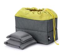 Koolertron Padded DSLR Camera Insert Shockproof Camera Bag Insert Camera Partition Protective Bag Compatible with Sony Nikon DSLR Shot Or Flash Light