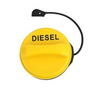 KOOLEVER LR053666 Car Fuel Tank Caps for Range Rover Discovery Evoque Sport 3 4 5 MK1 TDV6 Jaguar XF Diesel Fuel Cap Car Fuel Tank Caps Replacement Fuel Cap Filler Cover(Yellow)