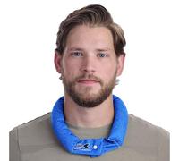 KOOLGATOR Evaporative Cooling Neck Wrap - Reusable Neck Cooler with Long Lasting Relief During Hot Weather Activities, Sports, & Outdoor Work, Water Drops, 1 Pack