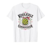 Koolickle Connoisseur Southern Pickle Lover Value Graphic T-Shirt, Men, White, M