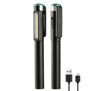KOOLITE 3-Way Rechargeable Work Light, COB Inspection Lamps with Magnetic Clip, Pocket Pen Torch LED Super Bright Battery Powered, IK07 Aluminum Inspection Flashlight for Work Car Repair Camping