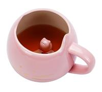 Koolkatkoo Cute 3D Animal Inside Mug - Pink, 12 oz - Perfect for Mothers Day, Cat Lovers & Holidays