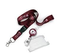 koolkrew Qatar Airways Dye Sublimation Lanyard Set