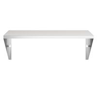 KoolMore KM-CG-FS30 30 in. Front Shelf for Outdoor Commercial BBQ Grill in Stainless-Steel, Silver