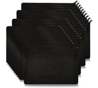 Koolmox Canvas Pouch with Zipper, Cotton Pouch Bulk 40-Pack Colorful Heavy Duty Plain Cosmetic Poches Makeup Pouches Pencils Stationery Bag Purses, Tie Dye, Ironing Decorating Diy Creations Pouches