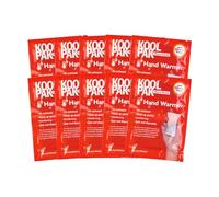 Koolpak 20 x Hand Warmers (10 pairs) Disposable Air Activated Heat Pads - Up to 10 Hours of Natural Warmth - Ideal for Cold Weather, Outdoor Sports, Camping, Hiking & Travel - Warmers for Men & Women