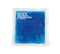 Koolpak 5 x Reusable Hot & Cold Gel Pack 13 x 14cm - Microwave Heat Pad & Freezer Ice Pack - Small Compress for Sprains, Swelling, Period Pain & Sports Injuries - Clear Gel