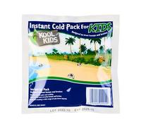 Koolpak 80 x Instant Cold Pack for Kids - Kids Ice Packs for Injuries, Bumps, Bruises and Sports - 15cm x 15cm Single Use Disposable Ice Pack - Great for School First Aid Kits and Headaches Bulk Pack