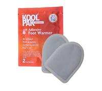 Koolpak Adhesive Foot Warmers - Air Activated, 8 Hours Heat, Outdoor Use, Single-Use, 2 per pack (10)