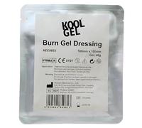 Koolpak KoolGel Burn Dressing 10cm x 10cm - Instant Soothing Relief for Burns, Scalds and Sunburn, 1st and 2nd Degree Burns - Sterile Hydrogel First Aid Treatment