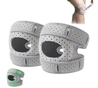 KoolShiro 2Pack Knee Brace for Women Men Adjustable Knee Support, Patellar Pad Realign Knee Joint While You Move for Meniscus Tear Knee Pain Arthritis Pain Injury Recoverys Running Workout