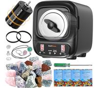 KoolStone C1 Pro Max Brushless Rock Tumbler Kit - Extra Large 3LB Capacity, Up to 6X More Noise Cancelling, Ultra Quiet Rotary Polisher with Full Accessories, Ideal for Adults Kids