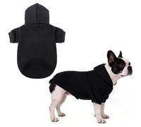KOOLTAIL Basic Dog Hoodie - Soft and Warm Dog Jumper with Leash Hole and Pocket, Dog Winter Coat, Cold Weather Clothes Sweater for Small Medium Large Dogs Puppy Cat Boys Girls