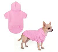KOOLTAIL Basic Dog Hoodie - Soft and Warm Dog Jumper with Leash Hole and Pocket, Dog Winter Coat, Cold Weather Clothes Sweater for Small Medium Large Dogs Puppy Cat Boys Girls