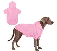 KOOLTAIL Basic Dog Hoodie - Soft and Warm Dog Jumper with Leash Hole and Pocket, Dog Winter Coat, Cold Weather Clothes Sweater for Small Medium Large Dogs Puppy Cat Boys Girls