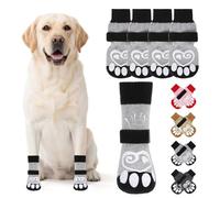 KOOLTAIL Dog Socks for Hot/Cold Pavement to Prevent Licking Paws,Dog Boots&Paw Protector for Hardwood Floors Anti Slip,Traction Control Booties for Small Medium Large Senior Dogs