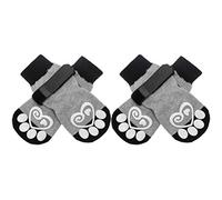 KOOLTAIL Dog Socks Paws Stop Licking,Anti Slip Dog Socks With Grips for Injured Paws Waterproof,Pet Shoes for Hot Pavement & Hardwood Floors,Soft Double Sided Grippy Boots For Small Medium Large Dogs