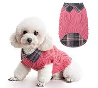 KOOLTAIL Small Dog Jumper, Warm & Comfortable Winter Pet Knitsweater with Stylish Stitching Design for Small Dogs Puppy Cats Boy Girl