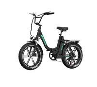 KOOLUX KL6s 20" Fat Tire Folding Electric Bike for Adults, 250W 48V Motor Ebike, 15.6AH Battery E-Bike with 120KM Range Cycle, Shimano 7-Speed, Hydraulic Brakes Electric Cycle for Pros