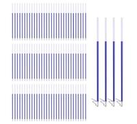 Koonafy 5pcs Pen Shape Resin Molds, Ballpoint Silicone Molds, Magic Pen Epoxy Molds, Irregular Casting Moulds for DIY Ballpoint Pen, Craft and Art, Teacher Student School Present. (Blue)