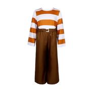Koongso Adults Kids Anxiety Cosplay Costume, Movie Character Anxiety Costume Brown Shirt and Pants Dress Up