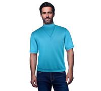 Koongso Adults Movie Character Steve Costume Outfit, Mens Short Sleeve Blue T Shirts and Pants, Game Movie Inspired Costume Craftsman Steve Fancy Dress