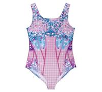 Koongso Kids Era Concert Costume Bodysuit, Girls Sparkly Printed Era Leotard Swimsuit Lover Pop Stage Star Outfits Birthday Party Halloween Dress Up 3XL/160 (3-14 Years)