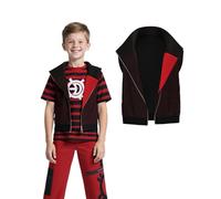 Koongso Kids Zombies Victor Costume, Boys Halloween Vampires Cosplay Outfits Uniform Victor Punk Waistcoat Jacket Gothic Rock Roll Vest Outwea
