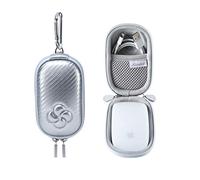 Koonice Hard Case Compatible for Apple Magic Mouse (I and II 2nd Gen) Including Carabiner (Silver)