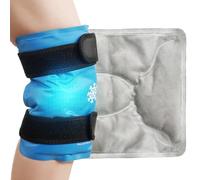 Koonie Gel Ice Pack Wrap, Flexible Knee Cold Pack Reusable Gel Ice Wrap, Hot & Cold Ice Pack Therapy for Leg Injuries, Swelling, Knee Replacement Surgery, Arthritis, Meniscus Tear, Sports Injuries