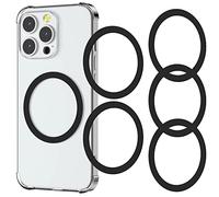 KOOPAO Magsafe Ring Sticker 6PCS, Mag Safe Metal Ring Sticker Compatible with iPhone 15/14/13/12/11 Plus/Pro/Max/Mini Galaxy 8/9/10/20,Car Mount Mag Safe Accessories