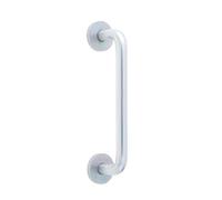 KOOPLES HARDWARE 19mm Aluminium D Shape Door Pull Handle with Rose Fixing - SAA Finish (225x19mm)