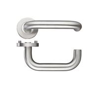 KOOPLES HARDWARE 19mm Return to Door Lever - Grade 4 Stainless Steel Internal Door Handle - Commercial Safety Design - Durable & Corrosion Resistant - Fixings Included