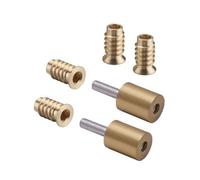 Kooples Hardware 19mm Sash Stop - Bulk Pack Window Restrictors for Timber Sash Windows - Removable Safety Locks (Florentine Bronze)