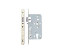 Kooples Hardware 2-Piece DIN Night Latch - 72mm Centres - 60mm Backset - Radius Forend & Strike - Euro Profile Escape Lock for Timber & Composite Doors (Satin Stainless)
