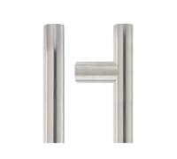 KOOPLES HARDWARE 22mm Guardsman Pull Handle - Grade 201 Stainless Steel with Bolt Through Fixings for Timber, Glass or Metal Doors (600mm)
