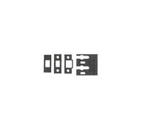 Kooples Hardware 2mm Universal Tubular Latch Intumescent Pad - FD30/FD60 Fir Insert for Timber Doors - Monoammonium Phosphate