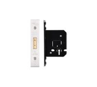 Kooples Hardware 3 Lever Dead Lock Keyed Alike C/W Satin Stainless Steel Forend and Strike Internal Mortice Lock for Wooden Doors Reversible Bolt